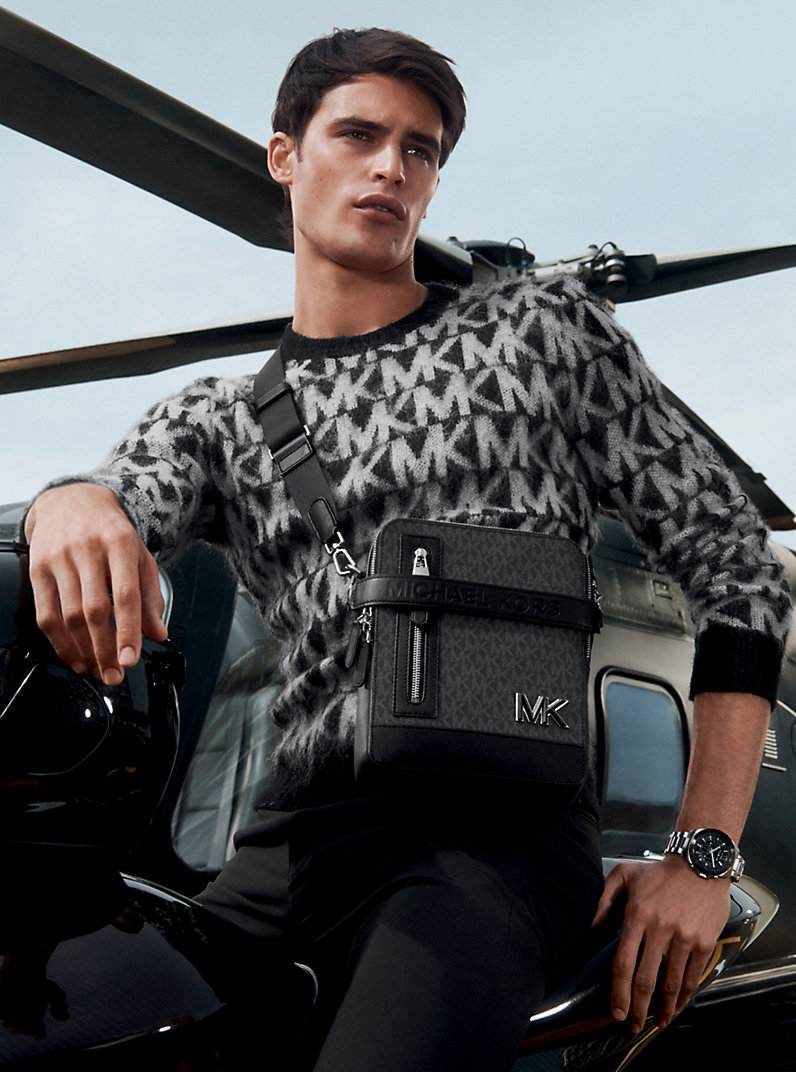 Brushed Logo Jacquard Sweater | Michael Kors [US]
