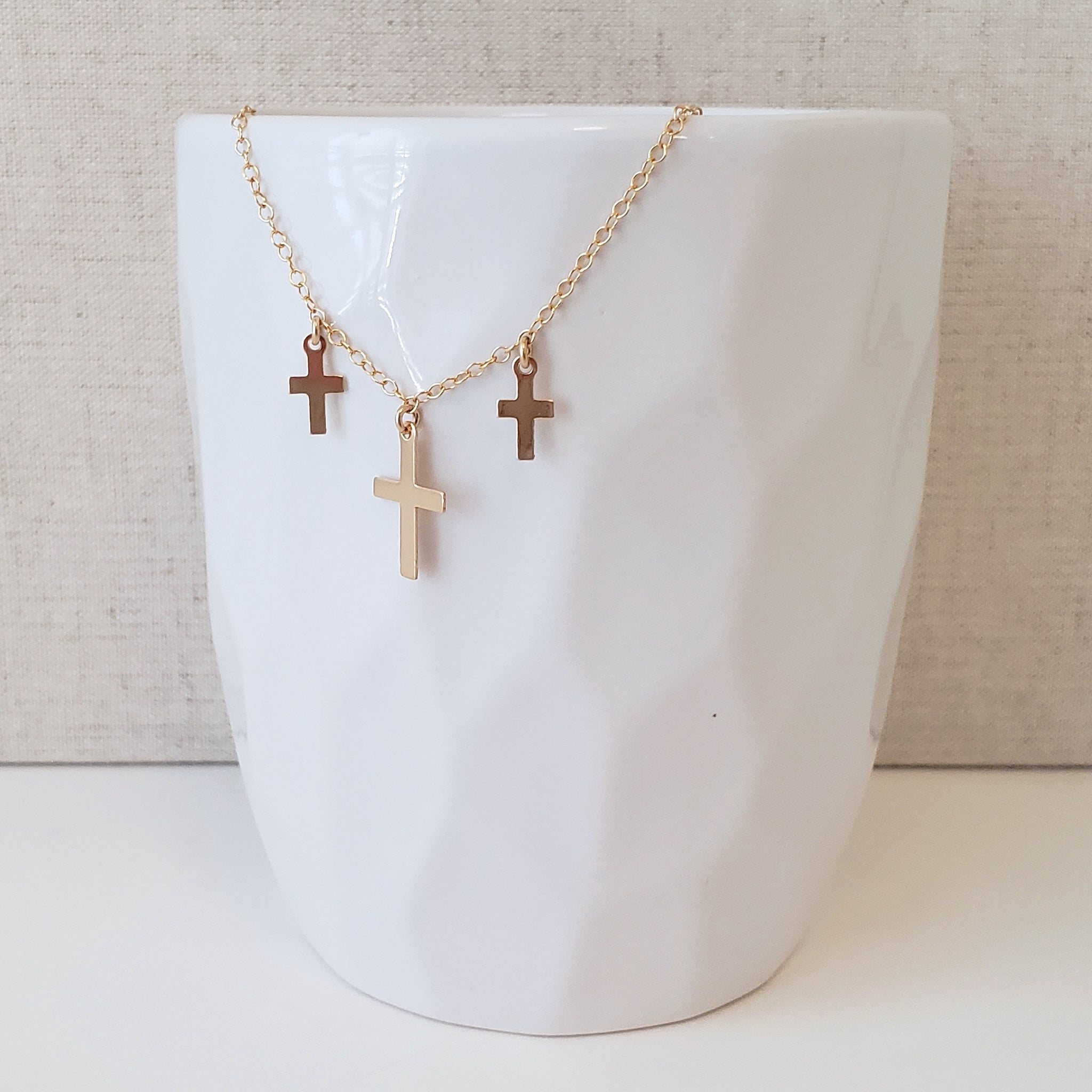 Triple Cross Necklace – MissElenious Jewelry