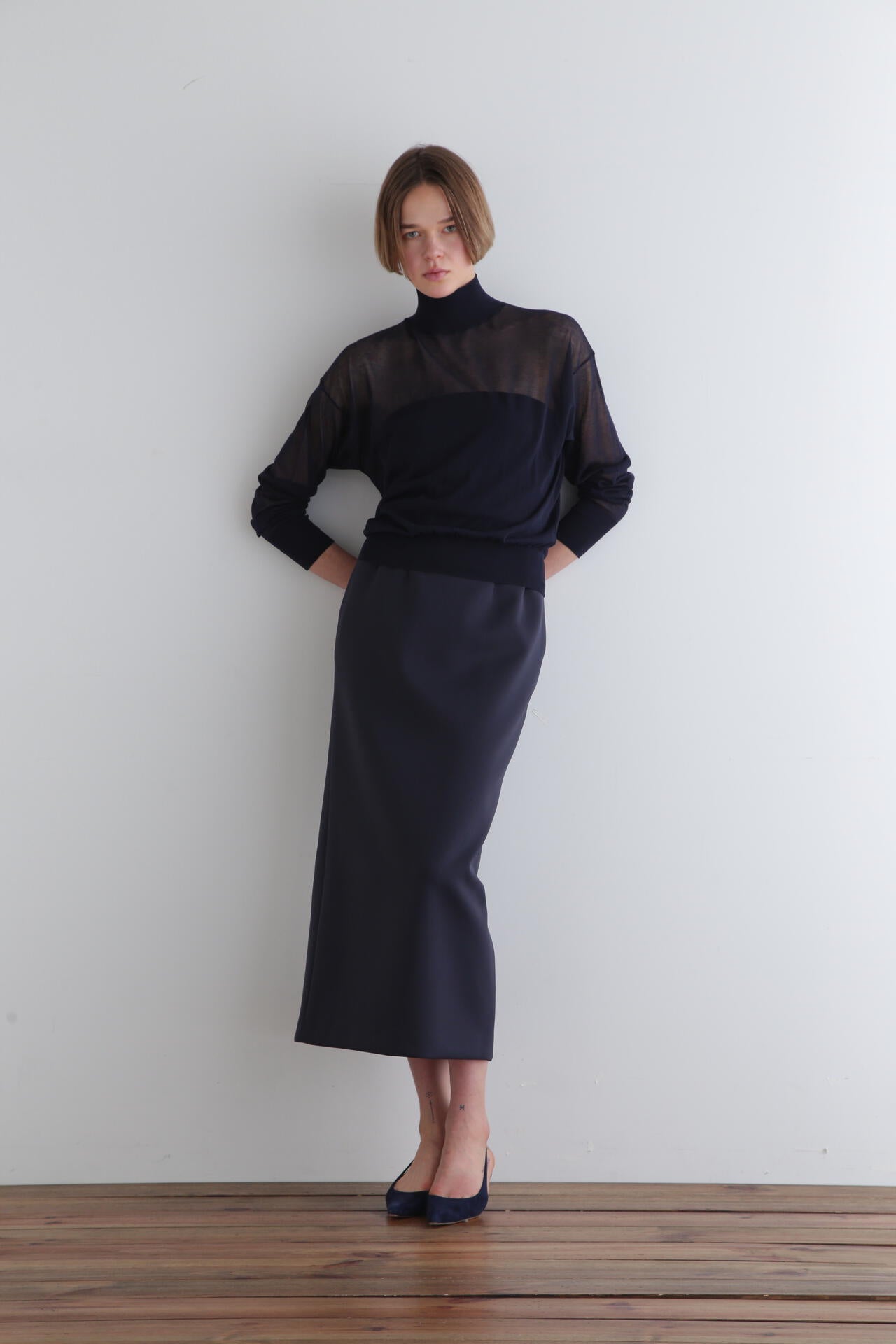 ハイネックシアーニット | LE PHIL（ル フィル） ｜【公式】通販mix