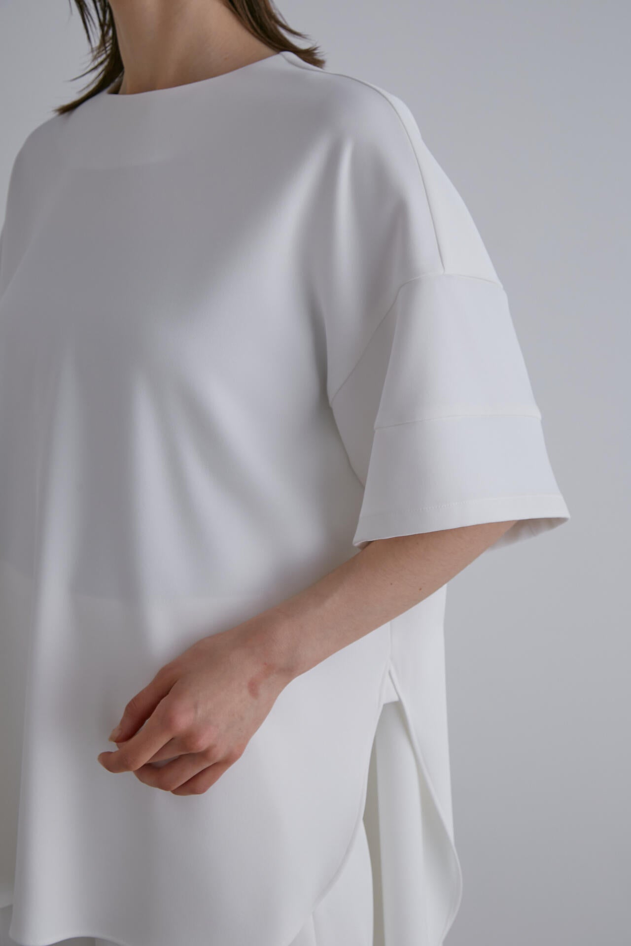 2WAYツイルハーフスリーブブラウス | LE PHIL（ル フィル） ｜【公式