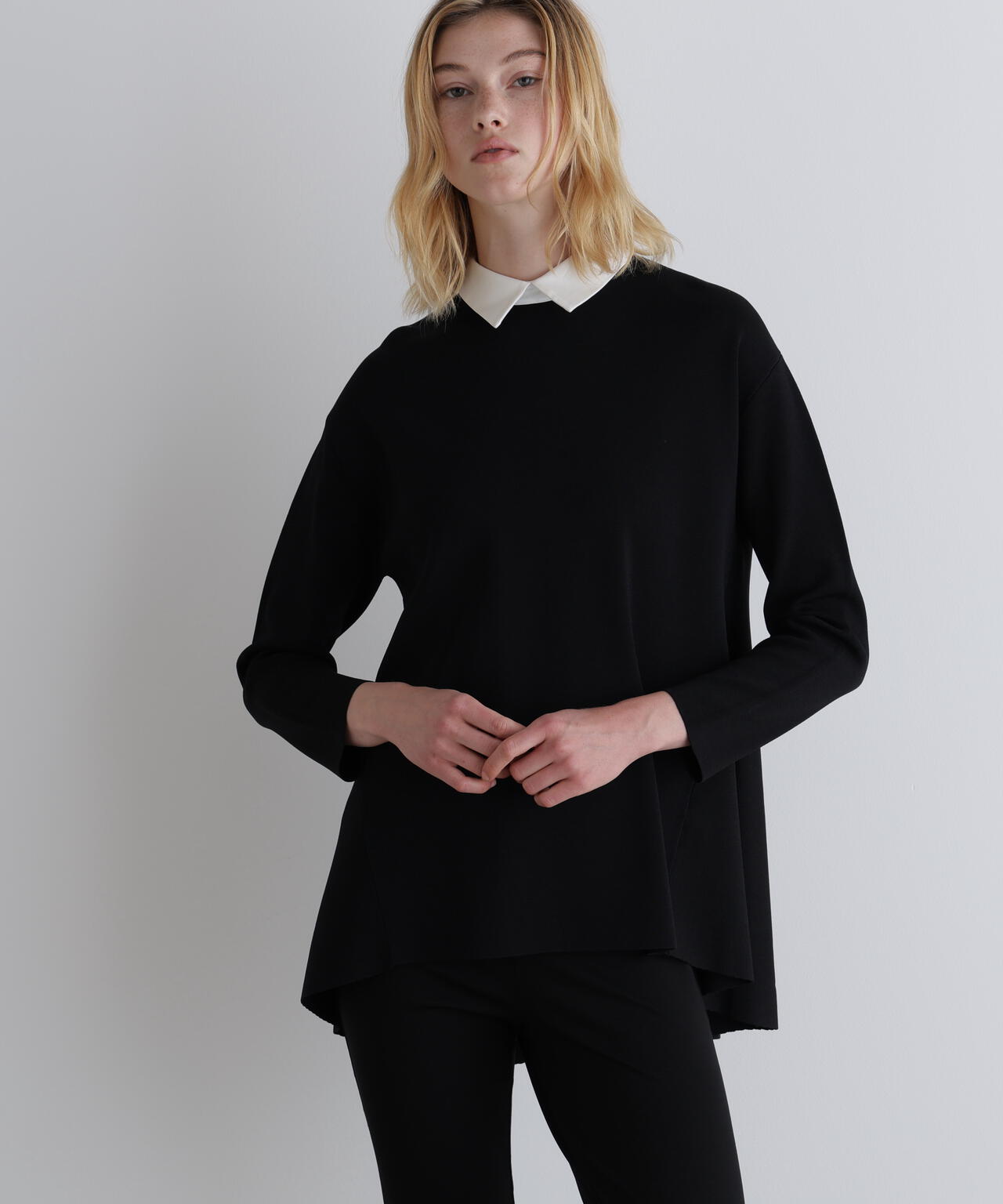 襟付きフレアニット | LE PHIL（ル フィル） ｜【公式】通販mix.tokyo