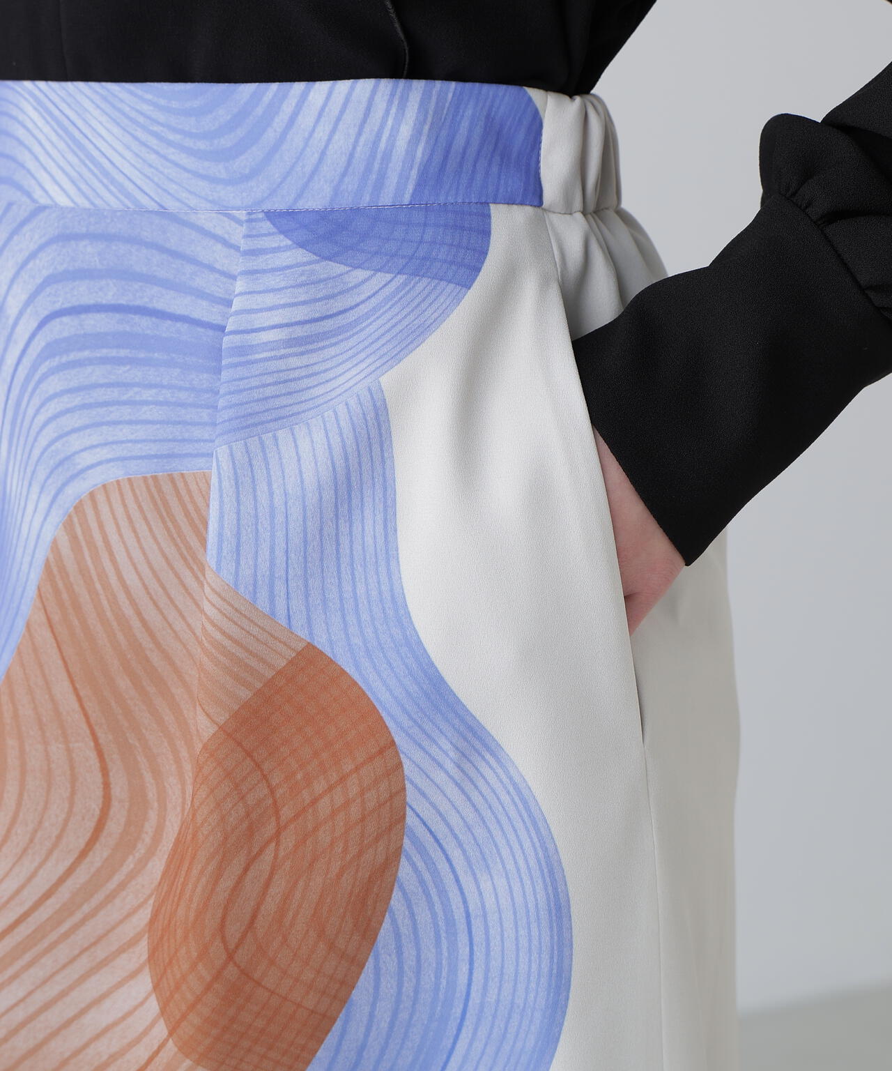 コントゥアープリントスカート | ADORE（アドーア） ｜【公式】通販mix