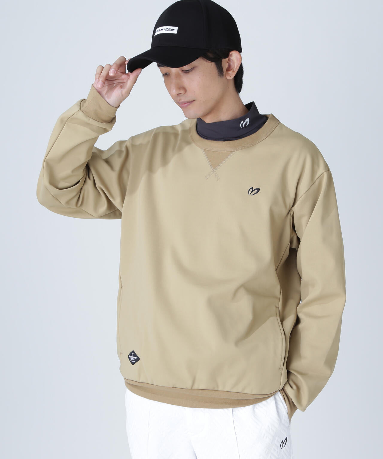 起毛トリコットクルーネックプルオーバー | MASTER BUNNY EDITION