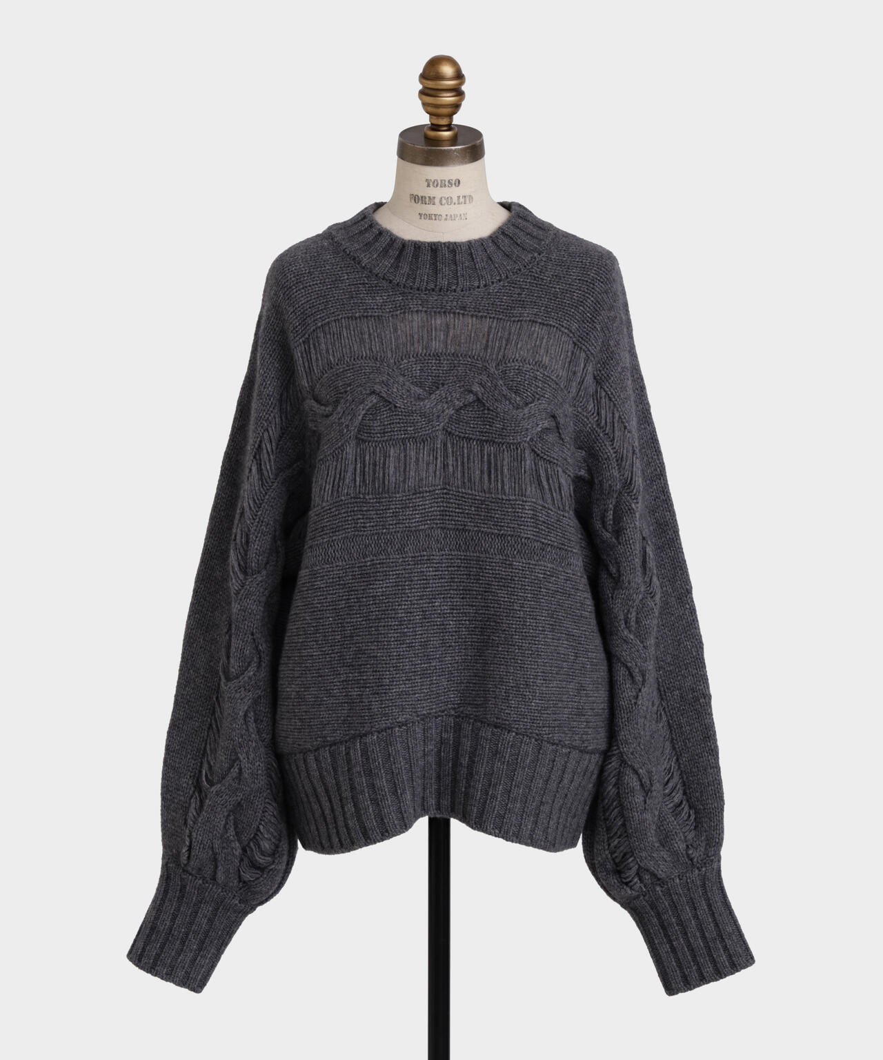 ウールカシミヤケーブルニット | hLM（エイチエルエム） ｜【公式