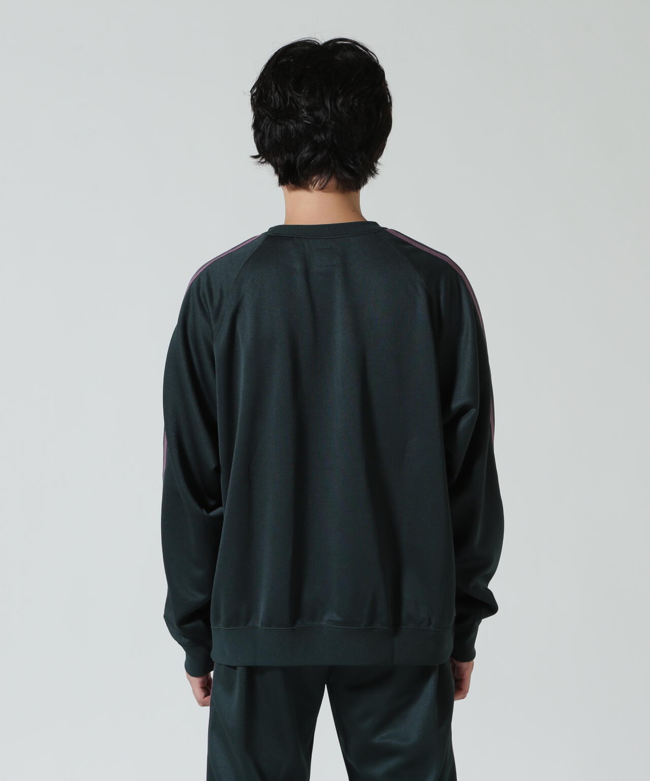 NEEDLES ニードルズ / Track Crew Neck Shirt - Poly Smooth RW315 | B