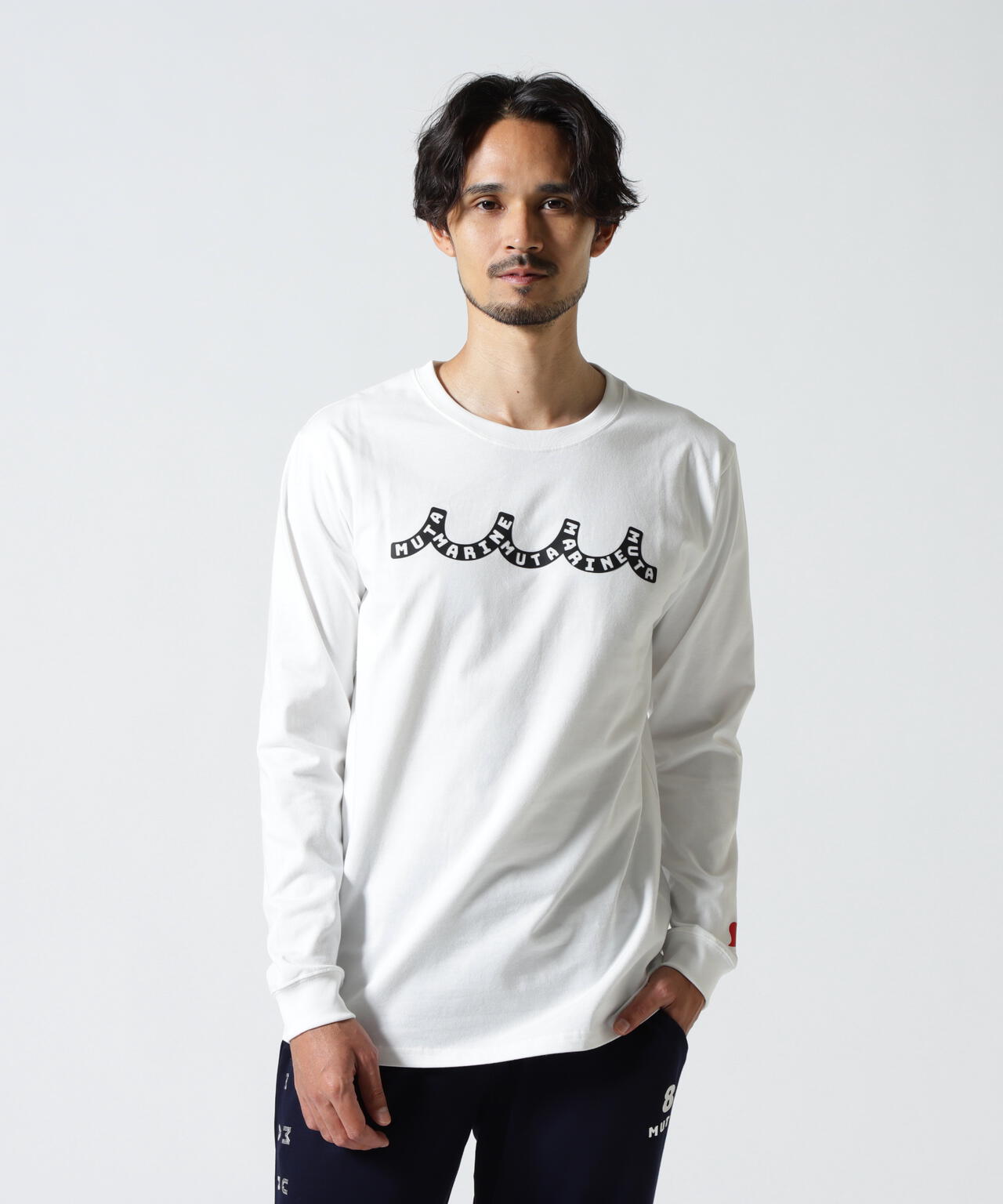 muta MARINE/ムータ マリン/別注Wave muta MARINE LS Tee | ROYAL