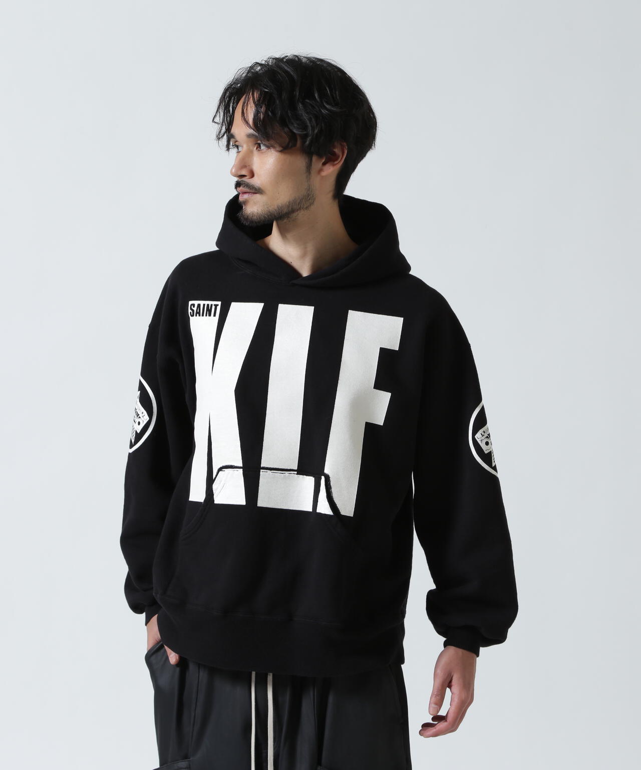 SAINT MICHAEL/セントマイケル/KLF HOODIE/KLF/BLACK | ROYAL FLASH