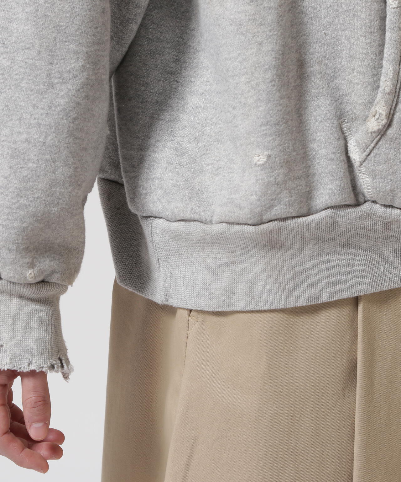 SAINT MICHAEL/セント マイケル/HOODIE/DOUBLE FACE/GRAY | ROYAL