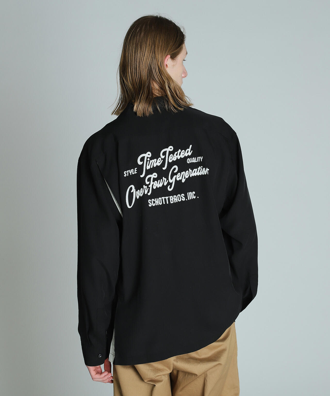 BOWLING LS SHIRT/ボーリング ロングスリーブシャツ | Schott