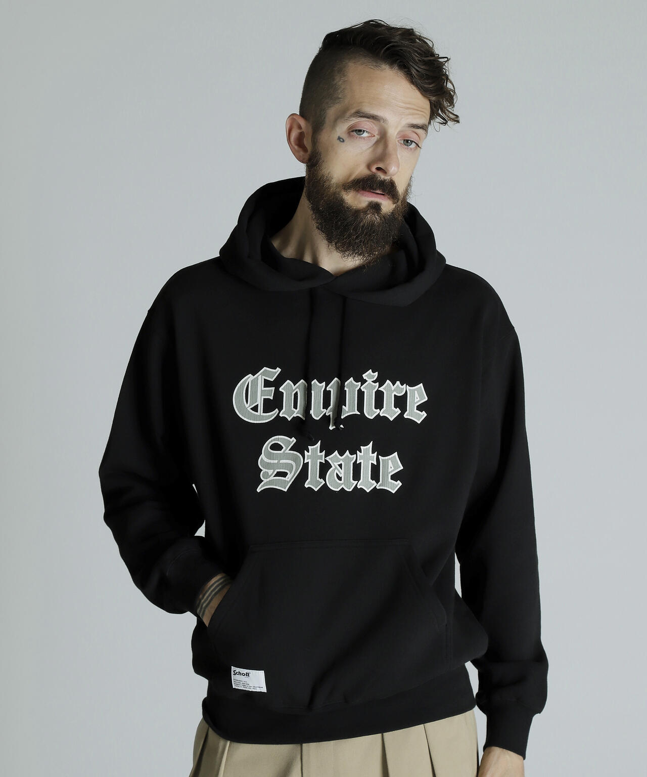 HOODED SWEAT EMPIRE STATE/パーカー エンパイア ステート | Schott
