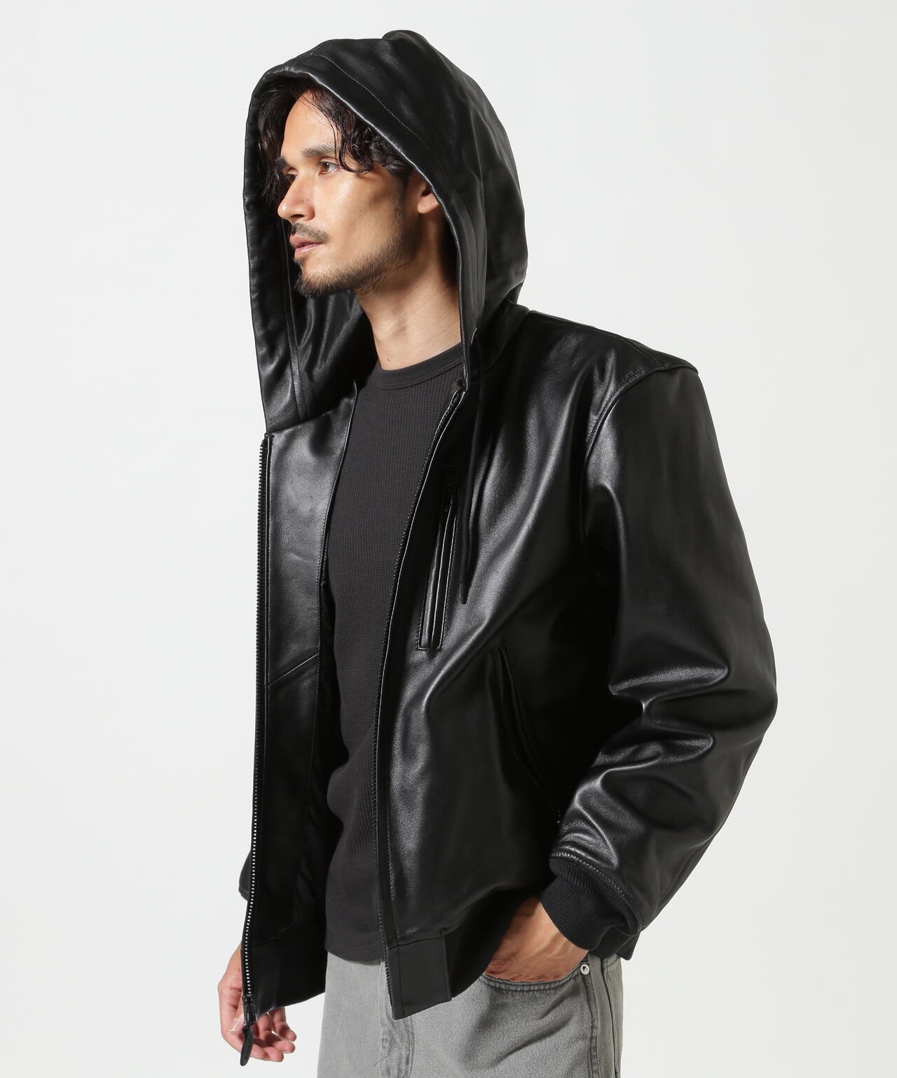 直営店別注》COMFORTABLE LEATHER PARKA Mk-2 / コンフォータブル