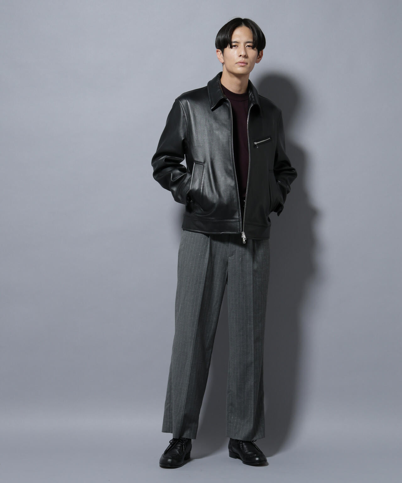 ラムナッパレザーライダースジャケット | NANO universe（ナノ