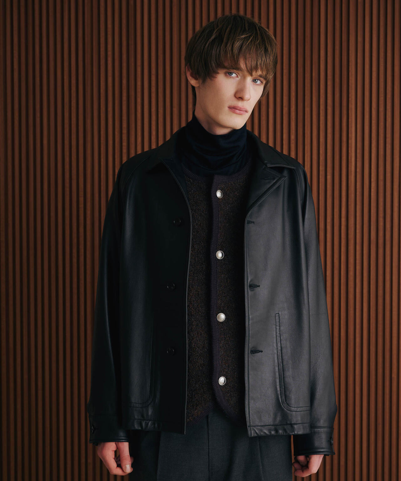 ライトラムナッパオープンカラージャケット | NANO universe（ナノ