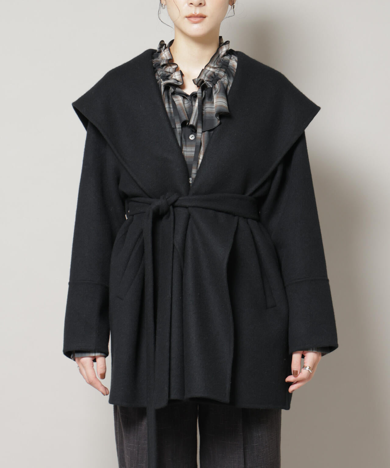 SUPER110blend リバーショールミディコート | NANO universe（ナノ