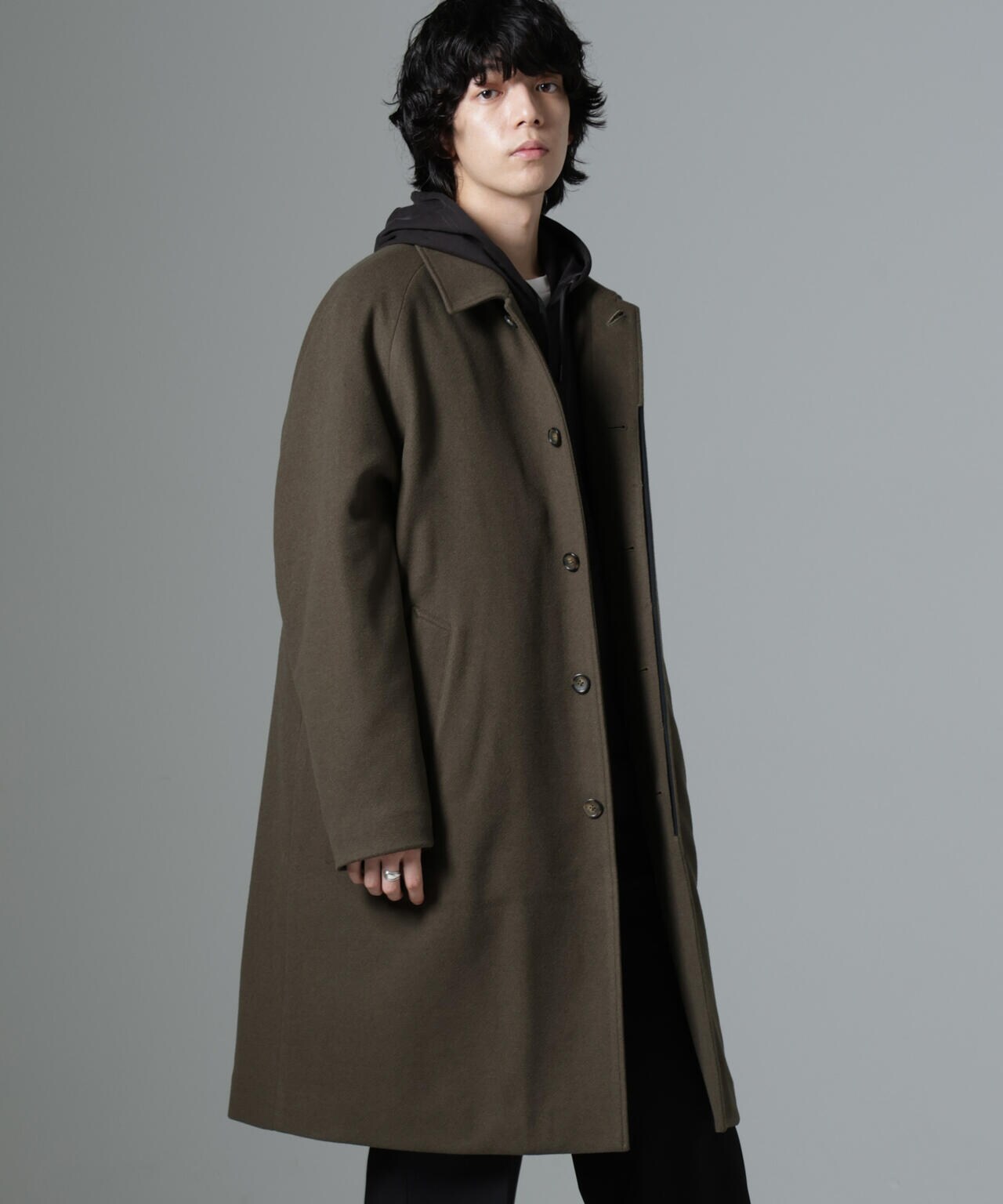 テックメルトンステンカラーコート | NANO universe（ナノ・ユニバース