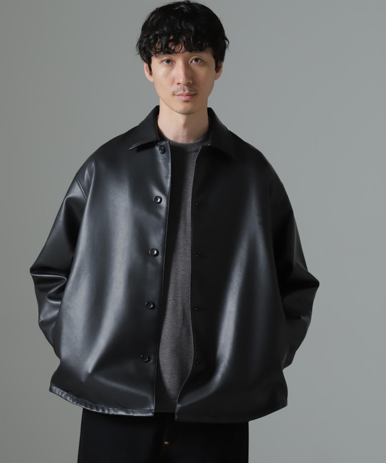 フェイクレザーCPOジャケット | NANO universe（ナノ・ユニバース