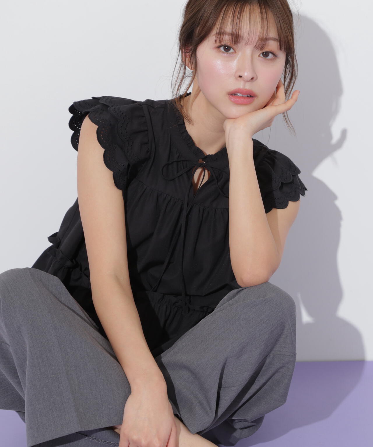 カットワークティアードチュニック | JILL by JILL STUART（ジル バイ