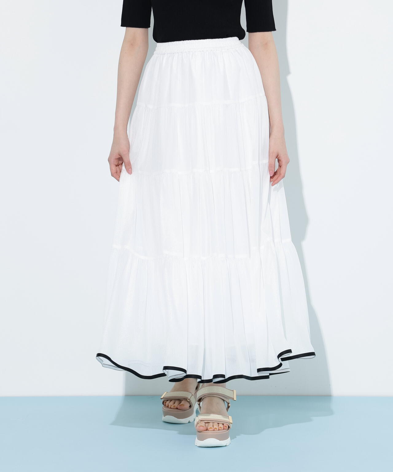 ヘムラインティアードスカート | JILL by JILL STUART（ジル バイ ジル