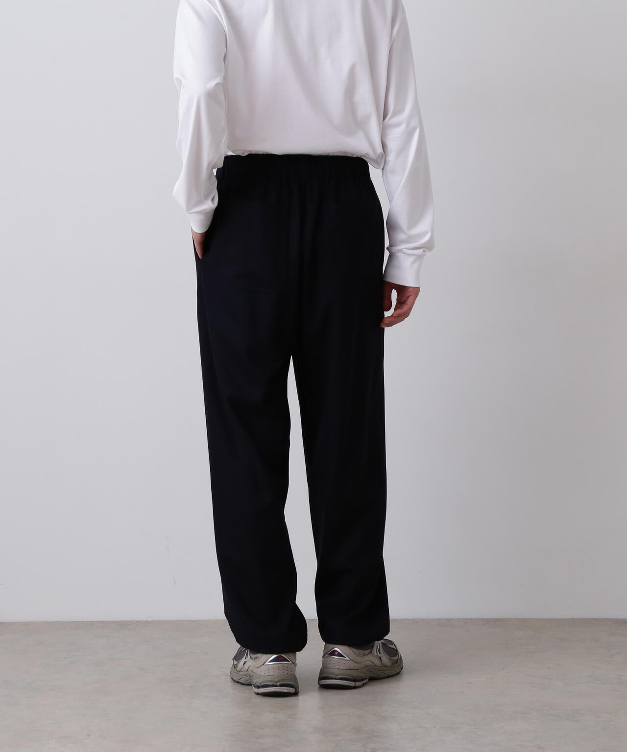 YLEVE / SUPER120's WOOL FLANNEL EASY TROUSERS | YLÈVE（イレーヴ