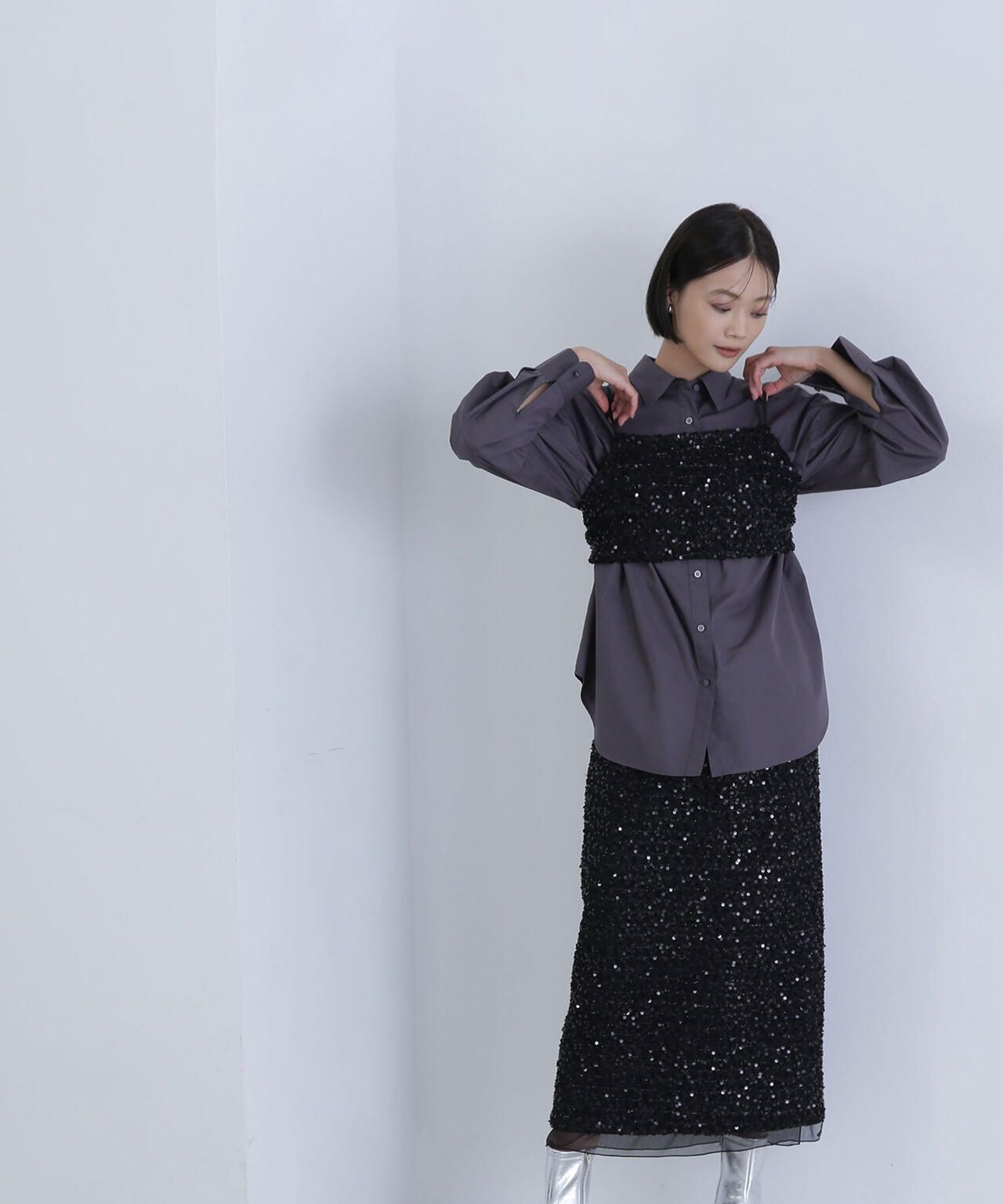 スパンコールビスチェ | NATURAL BEAUTY BASIC（ナチュラル