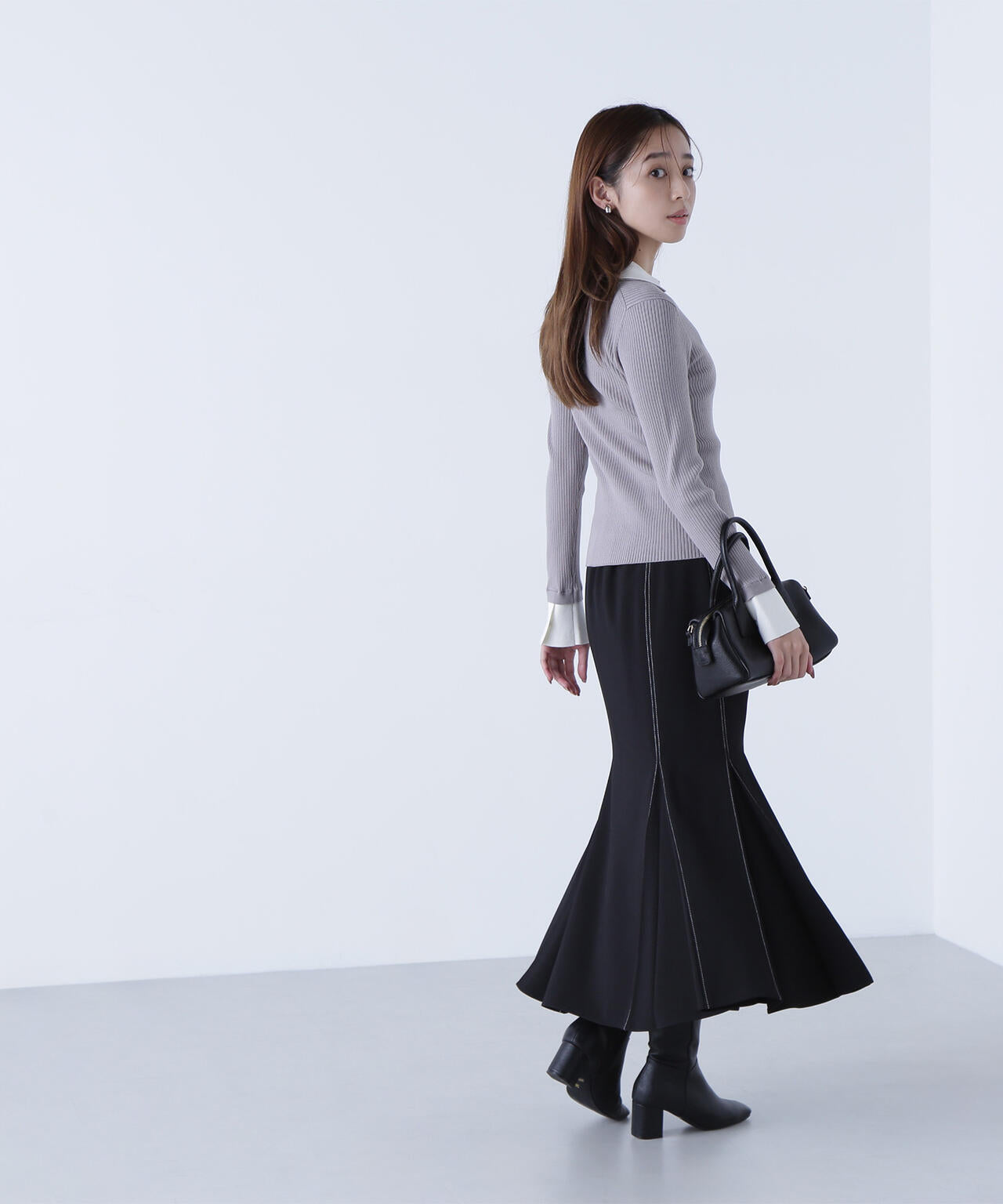 ステッチタックマーメイドスカート | NATURAL BEAUTY BASIC