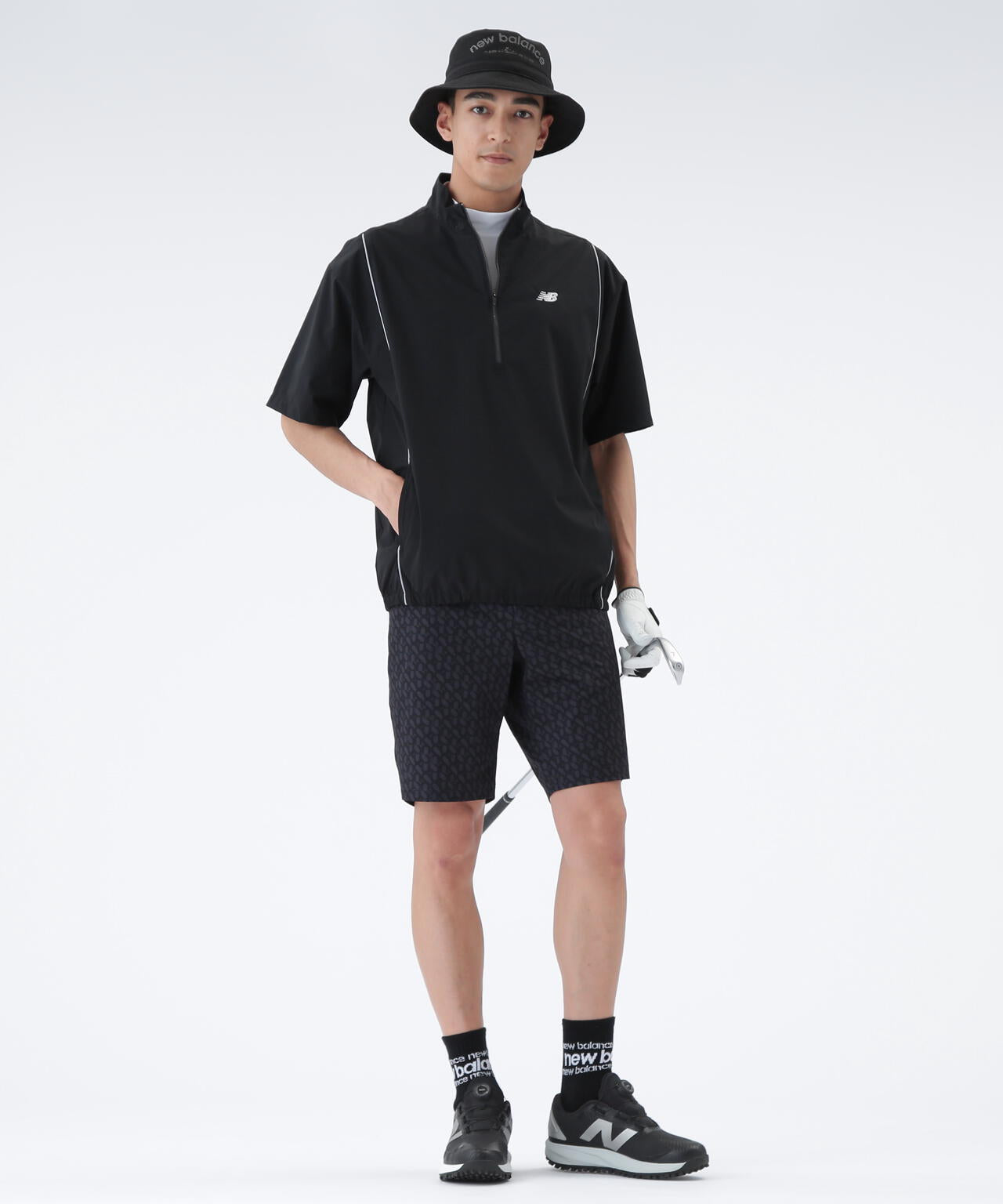 ロゴジオメトリック柄 ショートパンツ (MENS) | new balance golf
