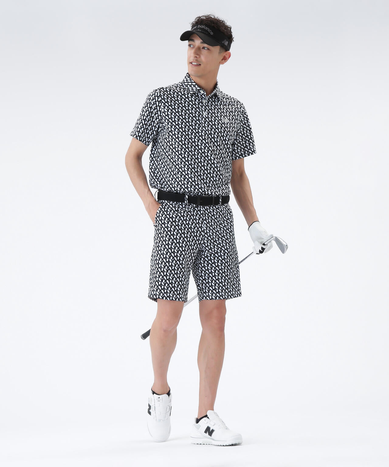 ロゴジオメトリック柄 ショートパンツ (MENS) | new balance golf