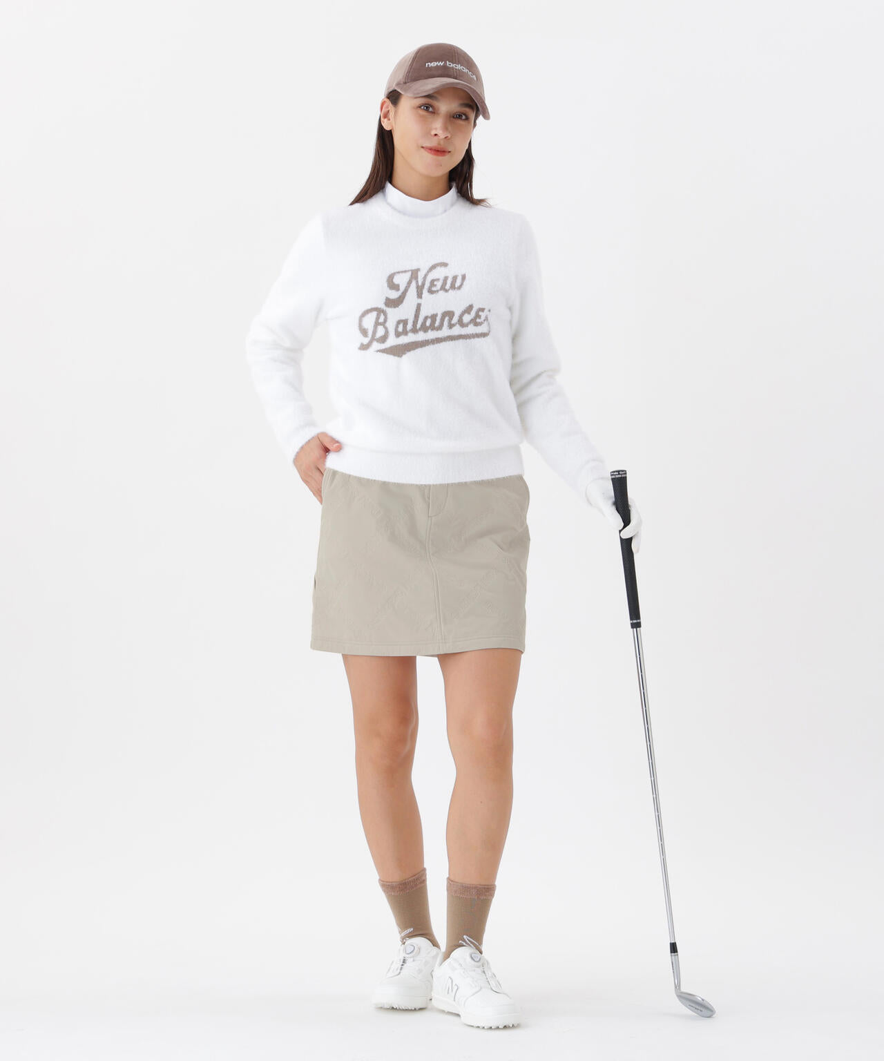 防風 撥水 保温 ロゴダイヤチェックキルト スカート (WOMENS) | new