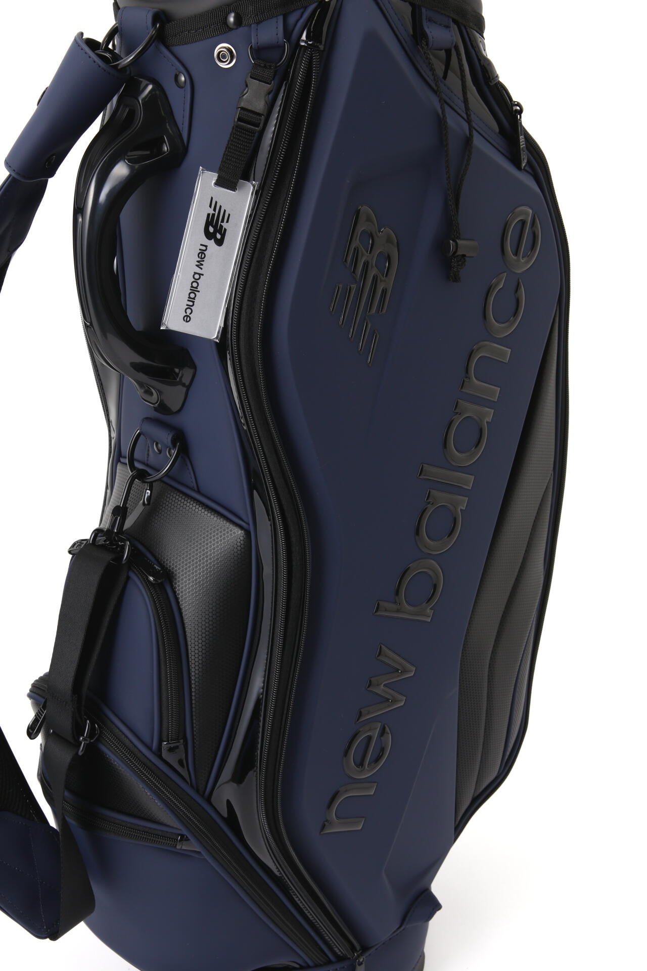 マットPU×エンボスPU×エナメル キャディバッグ(46インチ対応)(9型