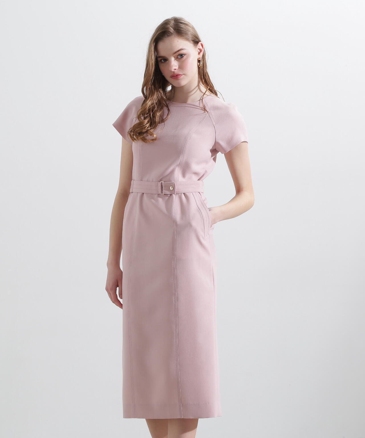 ラグランステッチベルト付きワンピース | PINKY&DIANNE（ピンキー