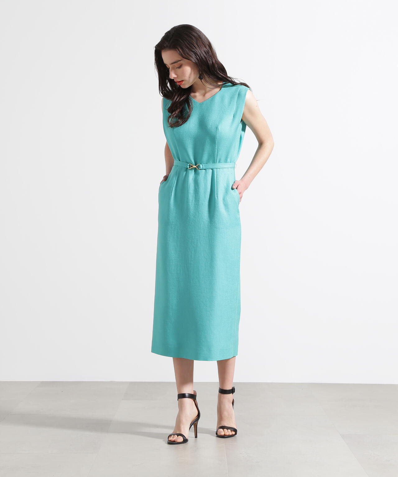 ダイヤモンドネックベルテッドワンピース | PINKY&DIANNE（ピンキー