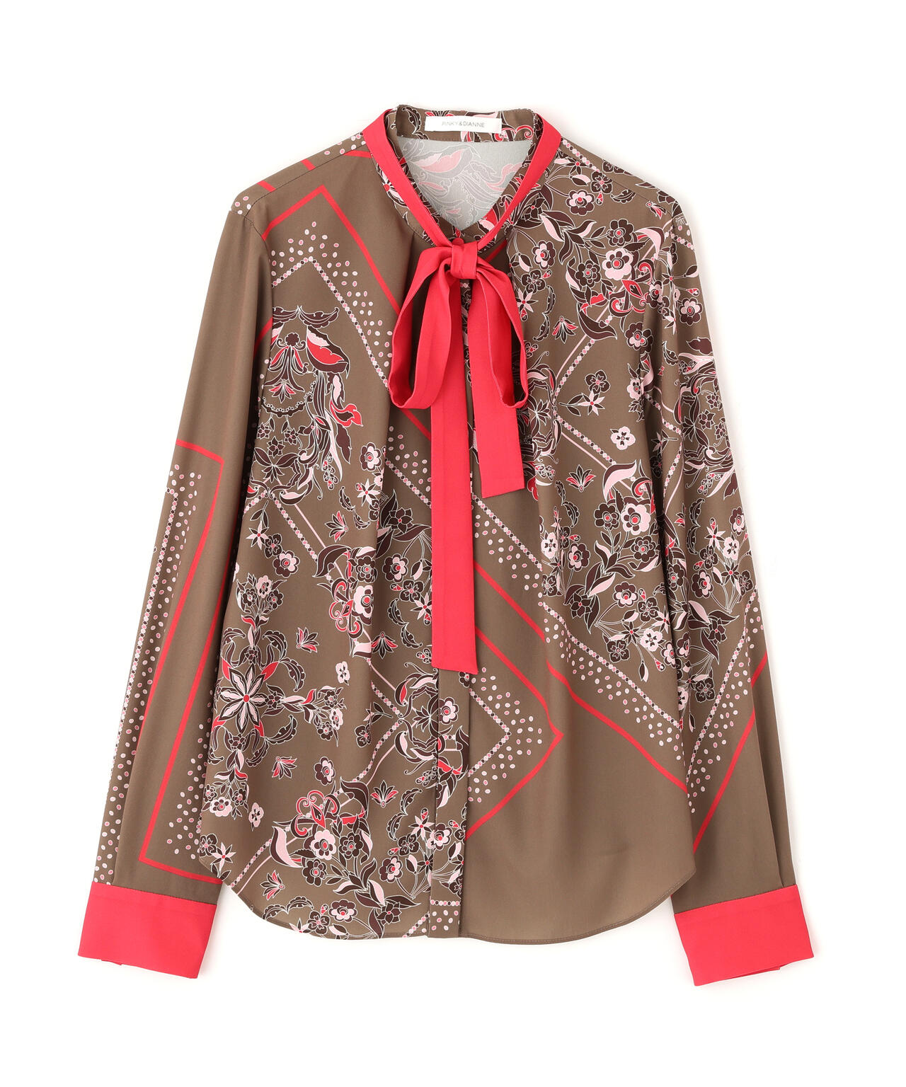 フローラルスカーフプリントブラウス | PINKY&DIANNE（ピンキー