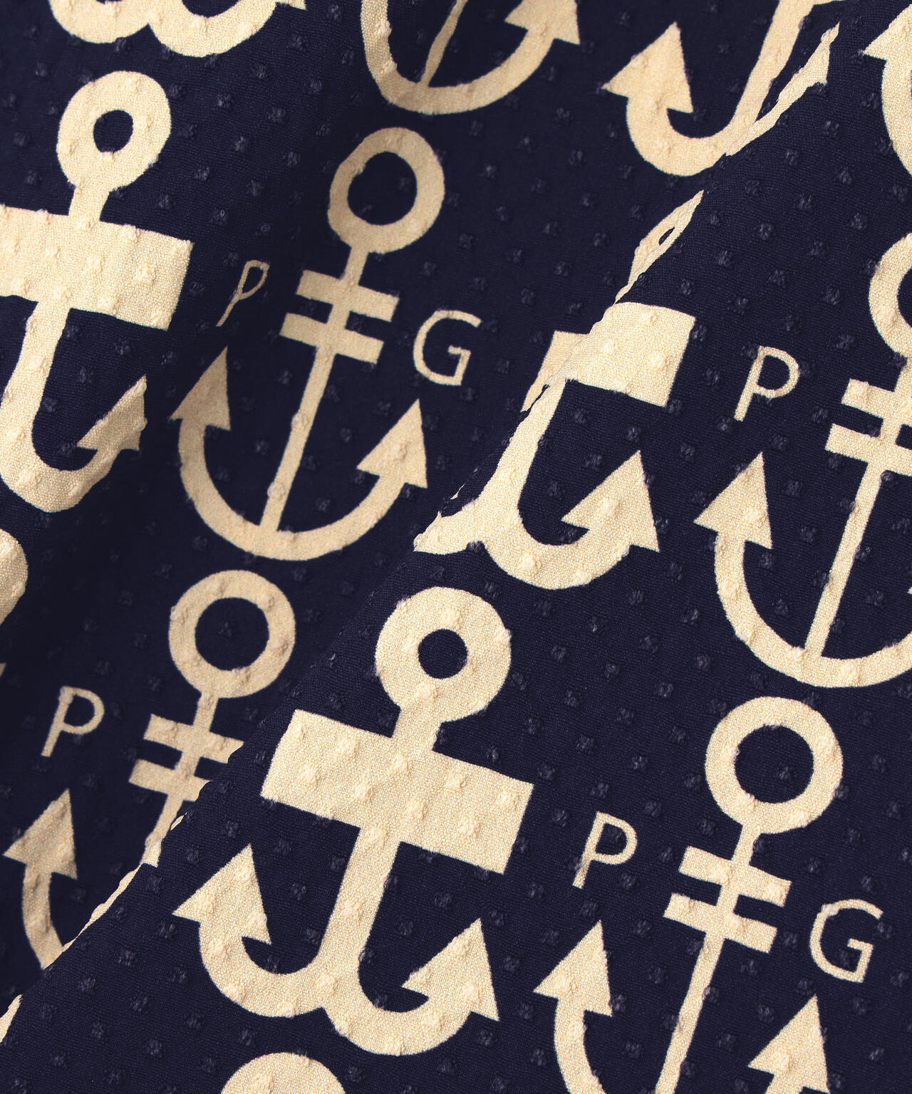 Nyストレッチドビースカート ＜ロゴアンカー柄＞ | PEARLY GATES