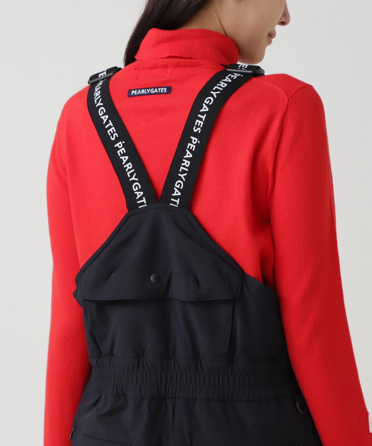 NyストレッチBIGリップストップ中綿オーバーオール | PEARLY GATES