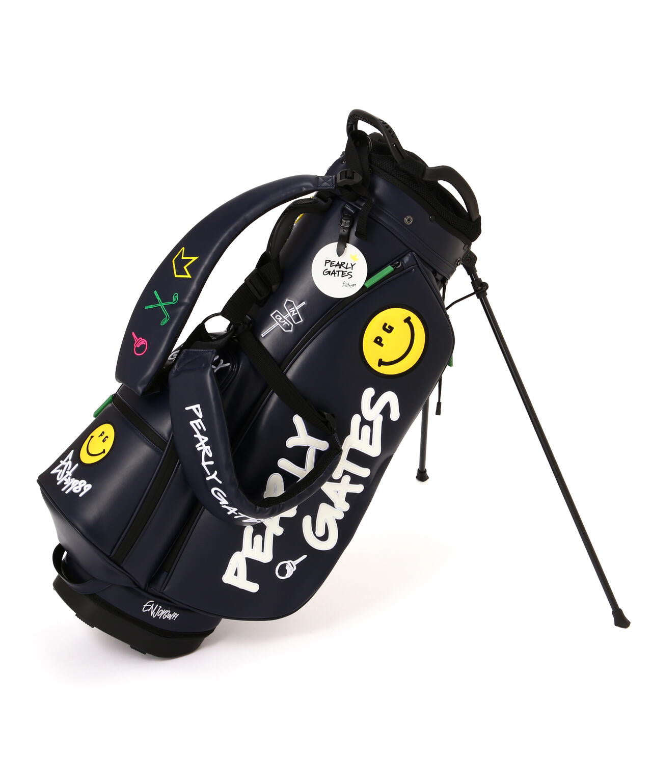 NICO 合皮スタンド式キャディバッグ (46インチ対応) (UNISEX) | PEARLY