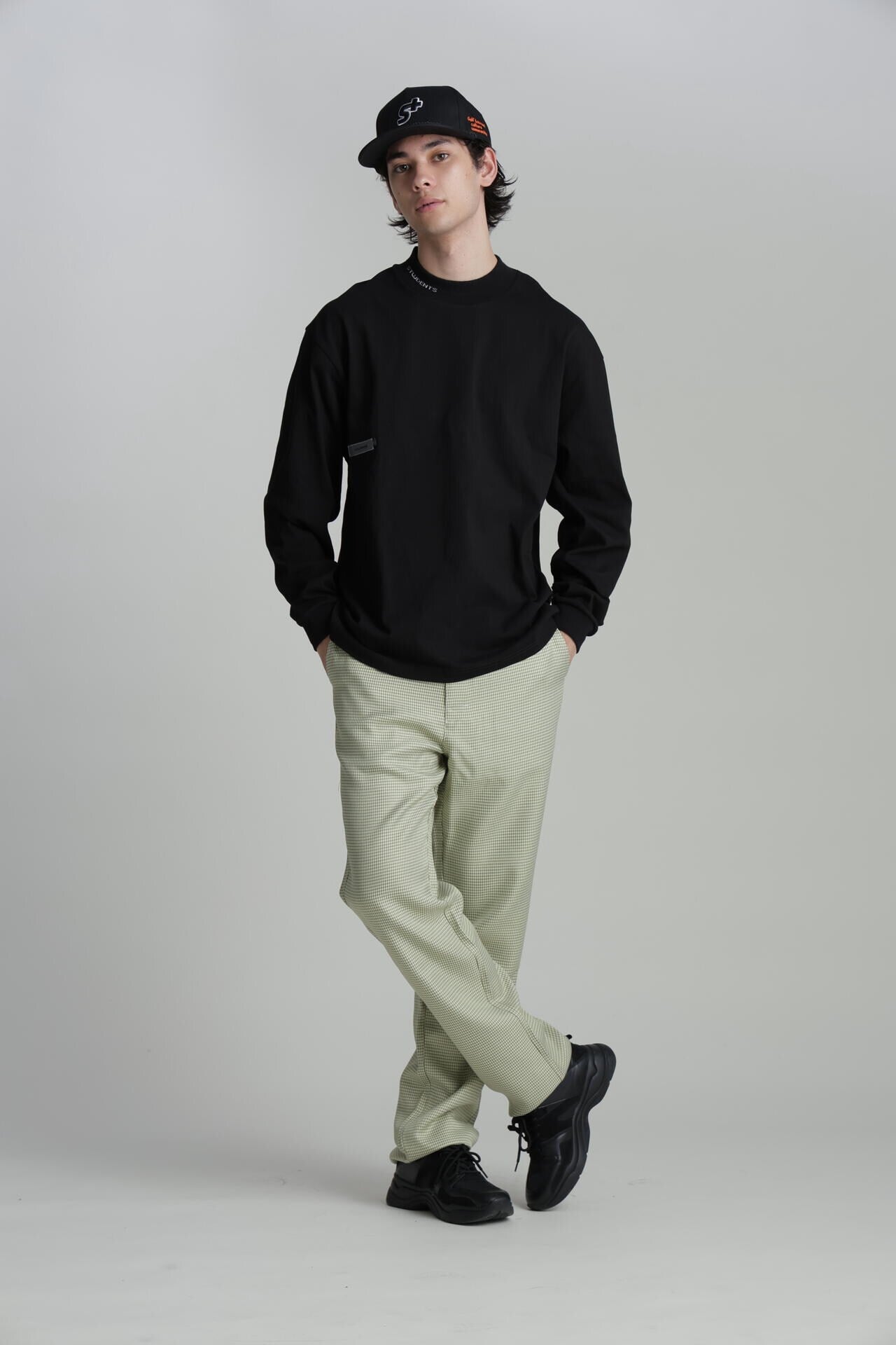 Students Golf】アスペン 綿ジャージ モックネック シャツ | Awesome