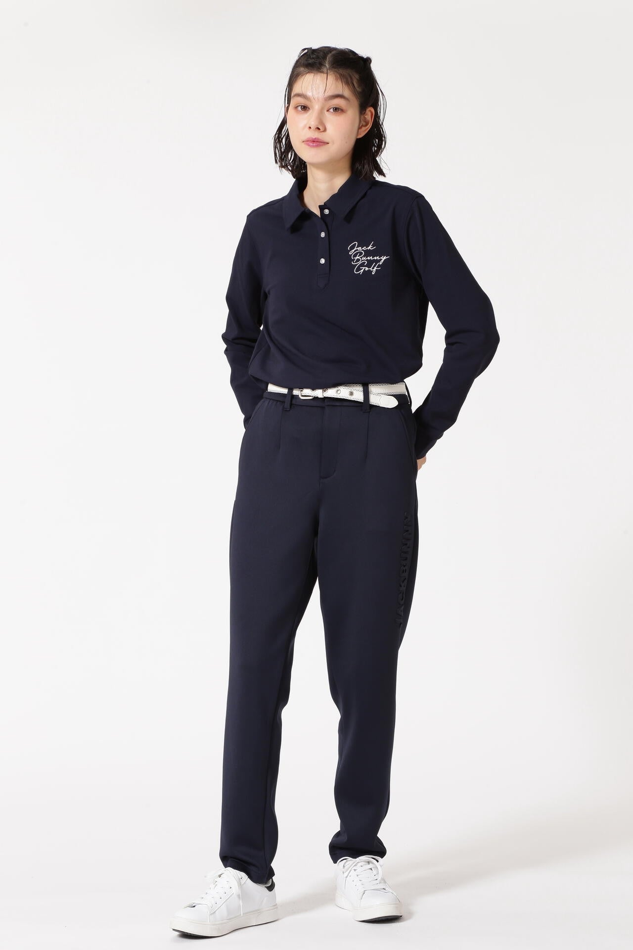 ストレッチカノコ長袖ポロシャツ | Jack Bunny!!（ジャックバニー