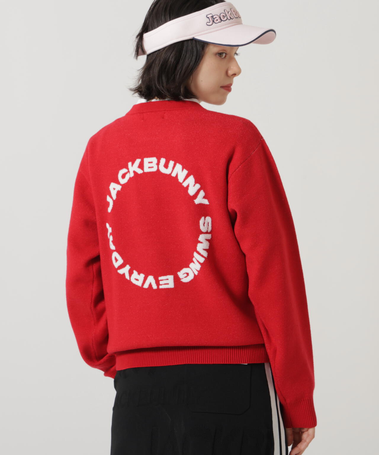 佐久間朱莉プロコラボカラーあり】12Gダブルジャガードクルーネック