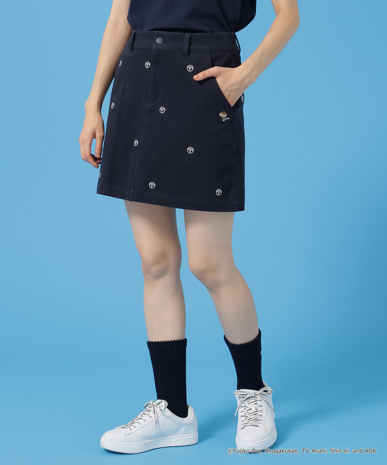 ドラえもん】2WAYストレッチツイル総柄スカート | Jack Bunny