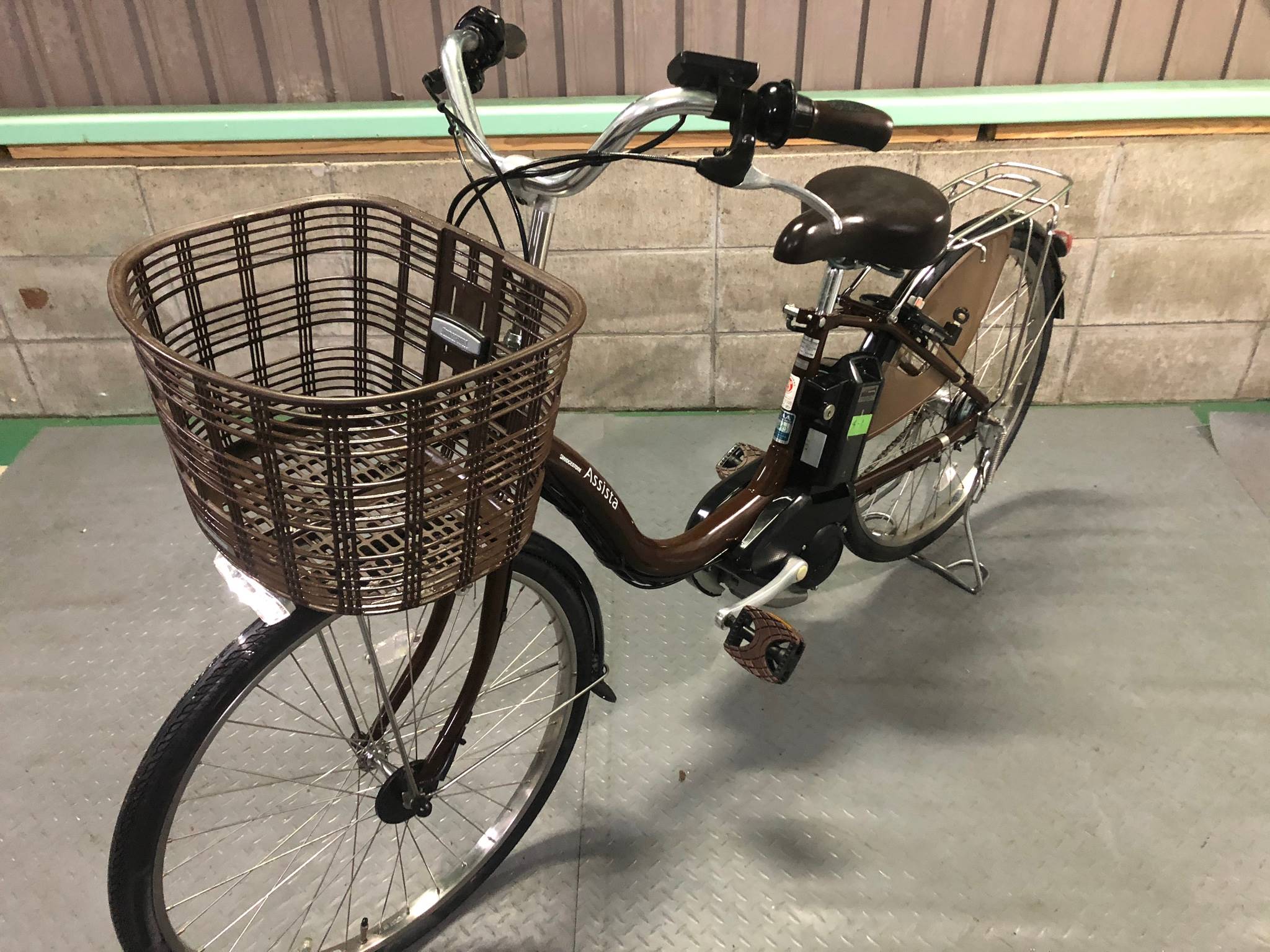 SOLD OUT】電動自転車 ブリヂストン アシスタ ブラウン 26インチ 大
