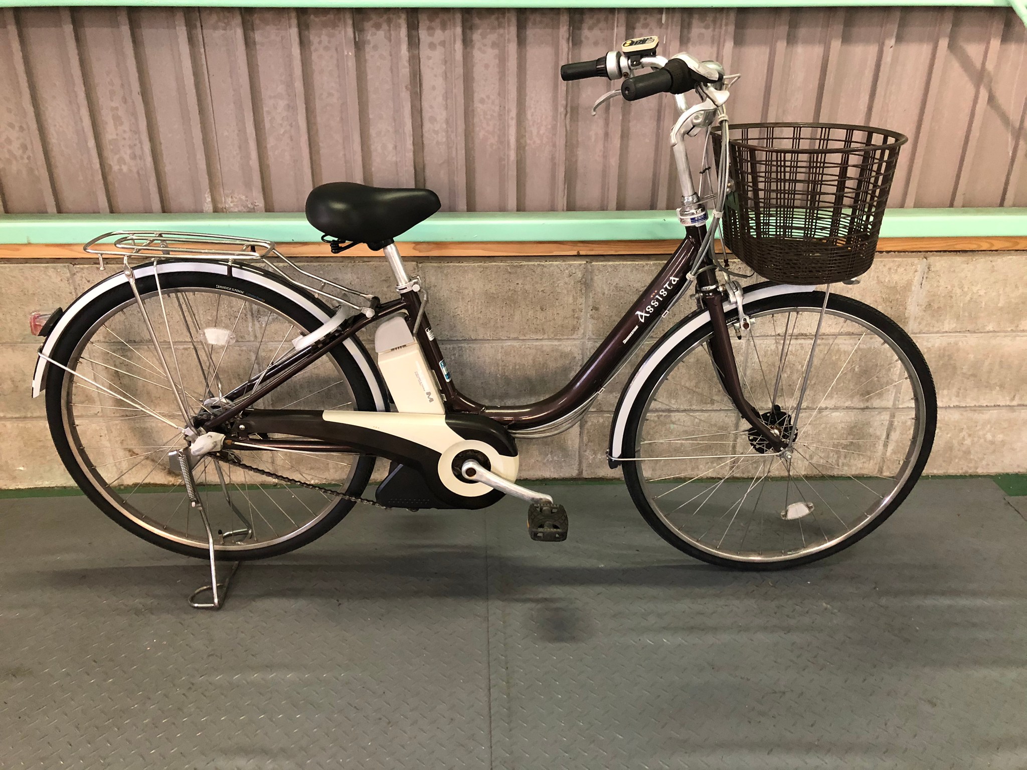 SOLD OUT】電動自転車 ブリヂストン アシスタ 26インチ 6Ah ブラウン