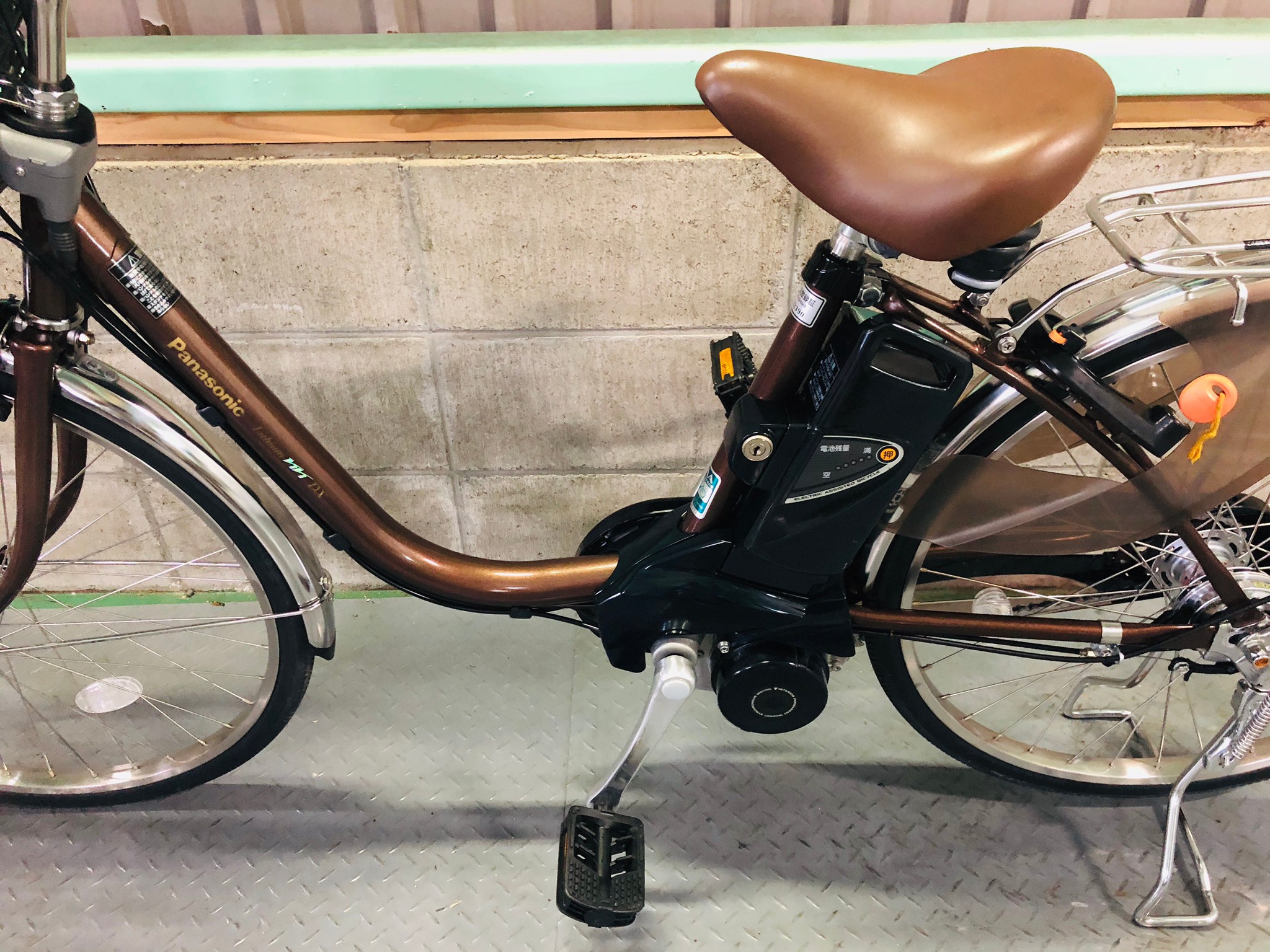 SOLD OUT】電動自転車 パナソニック リチウムビビDX 24インチ 6.6Ah 茶