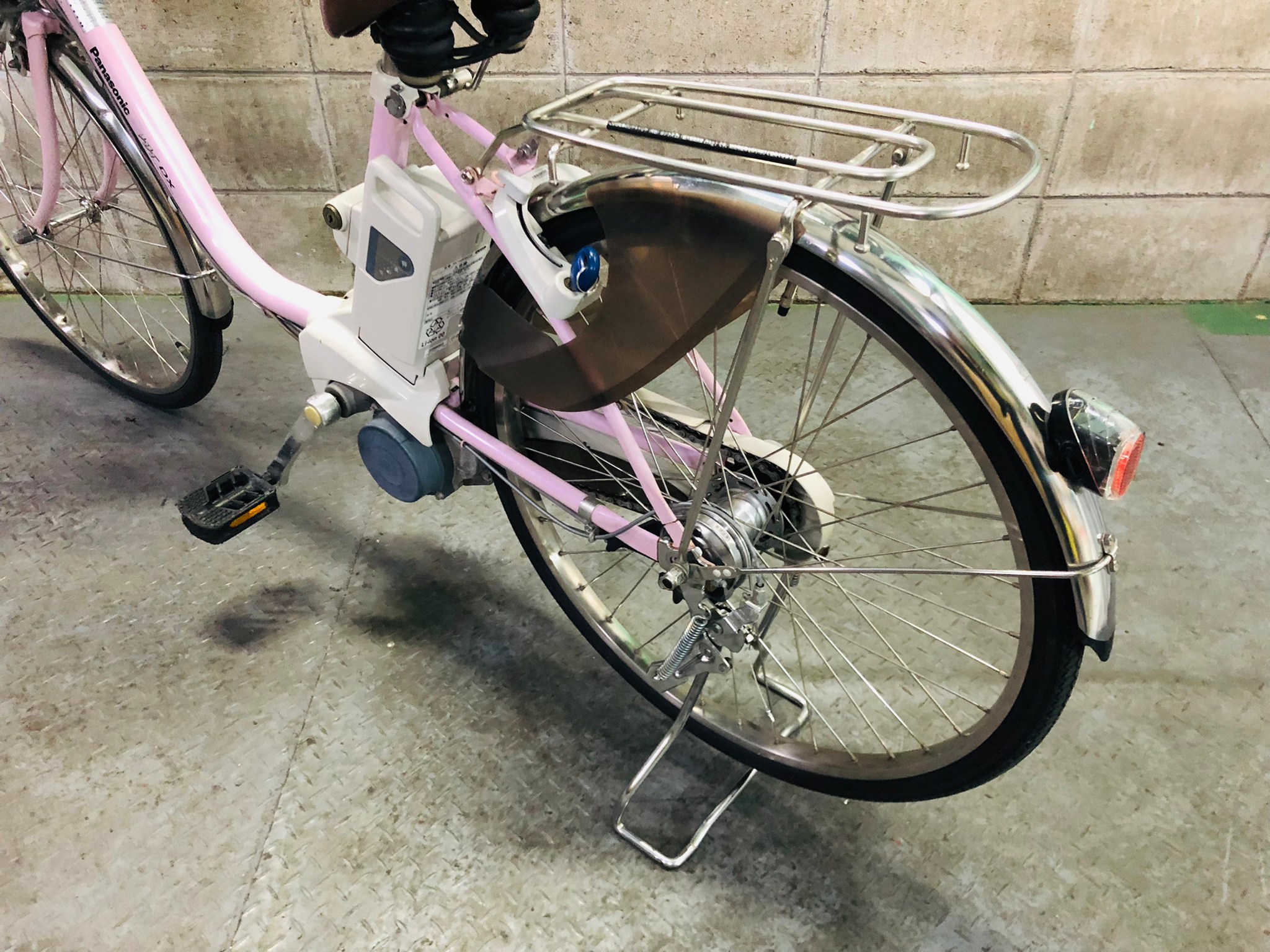 電動自転車 パナソニック VIVI DX 24インチ 3.1Ah ピンク | 国産・中古