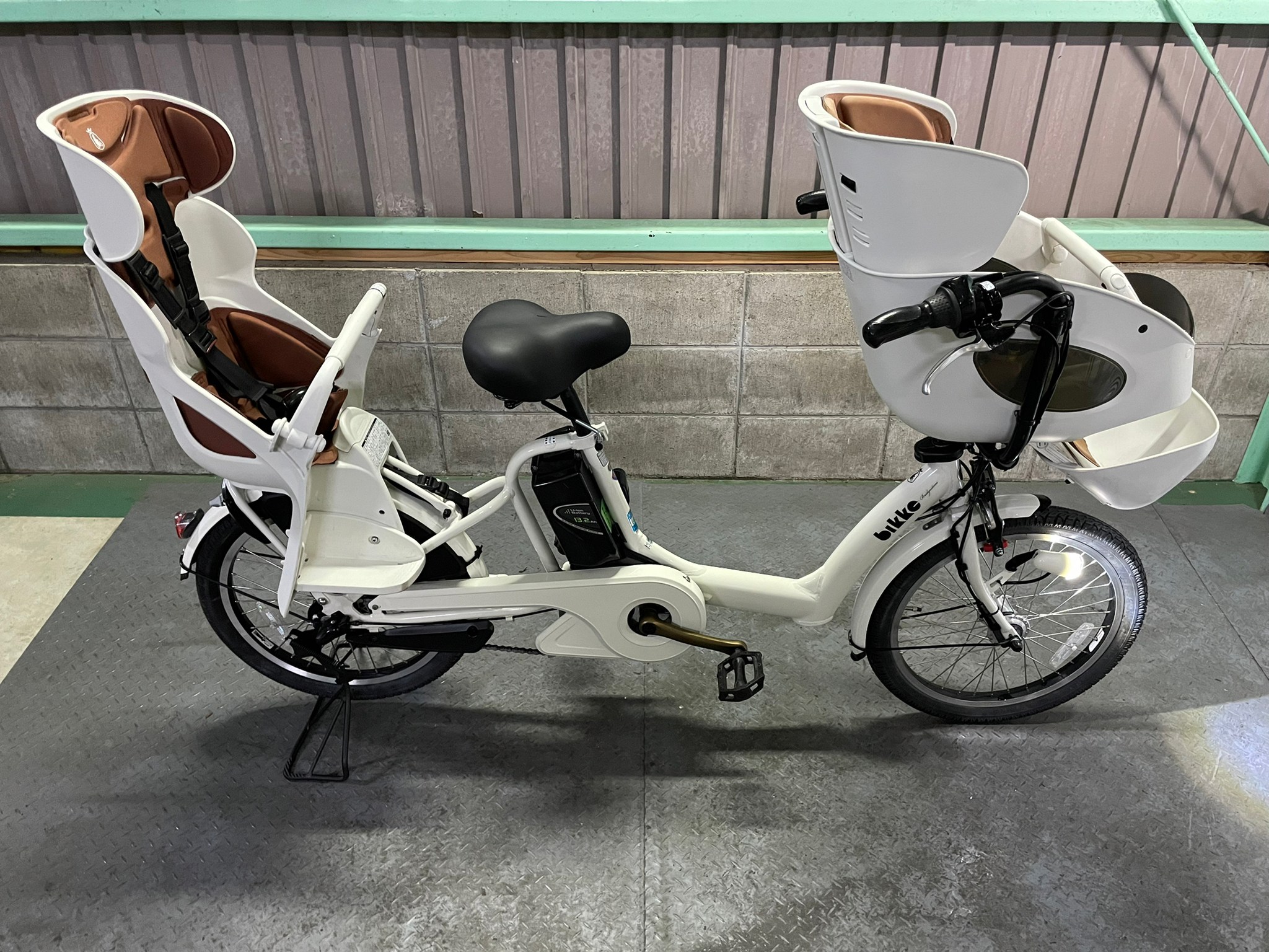 電動自転車 ブリヂストン 大人気 bikke 20インチ 子供乗せ 13.2Ah