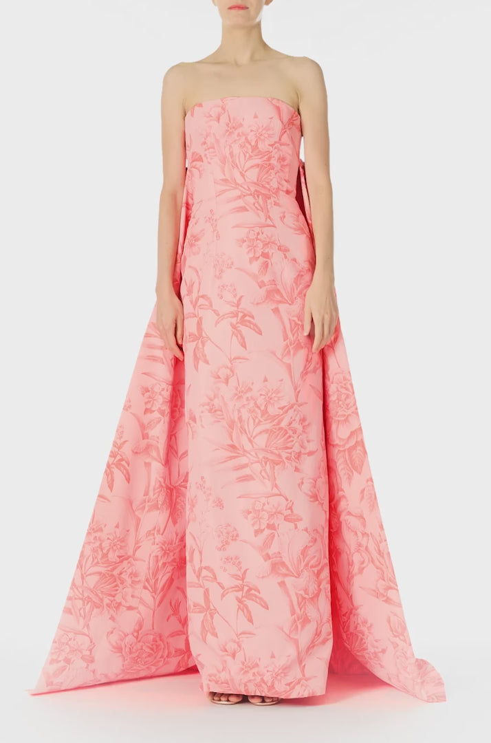 Floral Print Column Gown – Monique Lhuillier