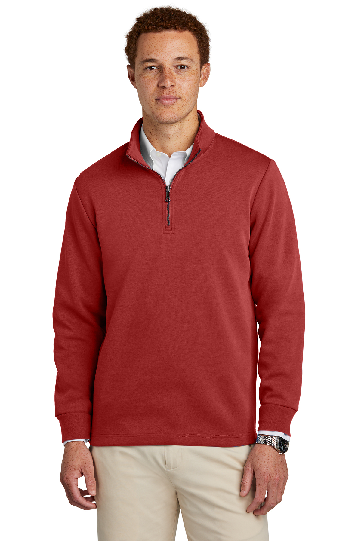 Brooks Brothers® Double-Knit 1/4-Zip - The Monogram Company