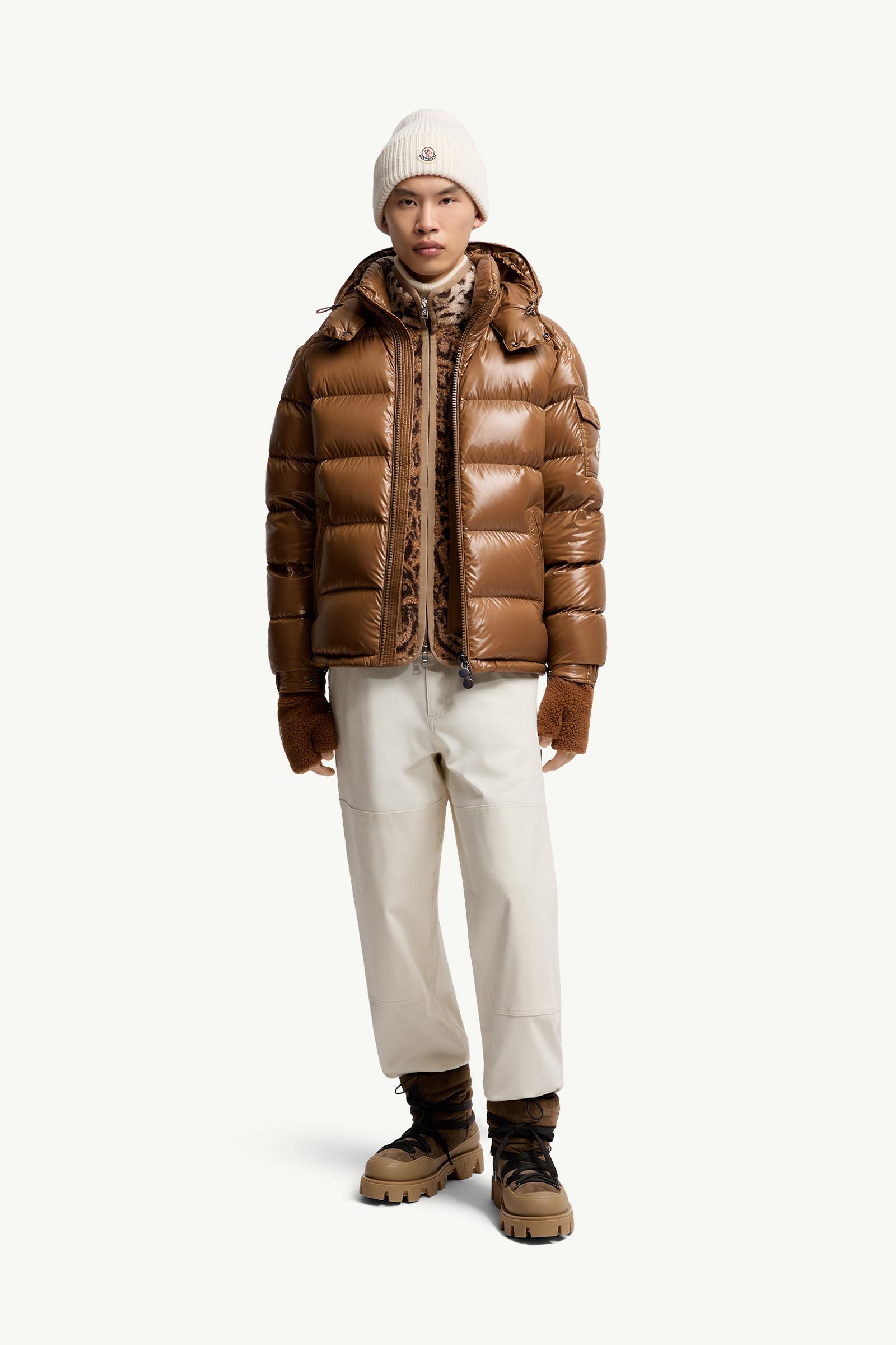 ベージュ Moncler Mayaショートダウンジャケット : ショートダウン