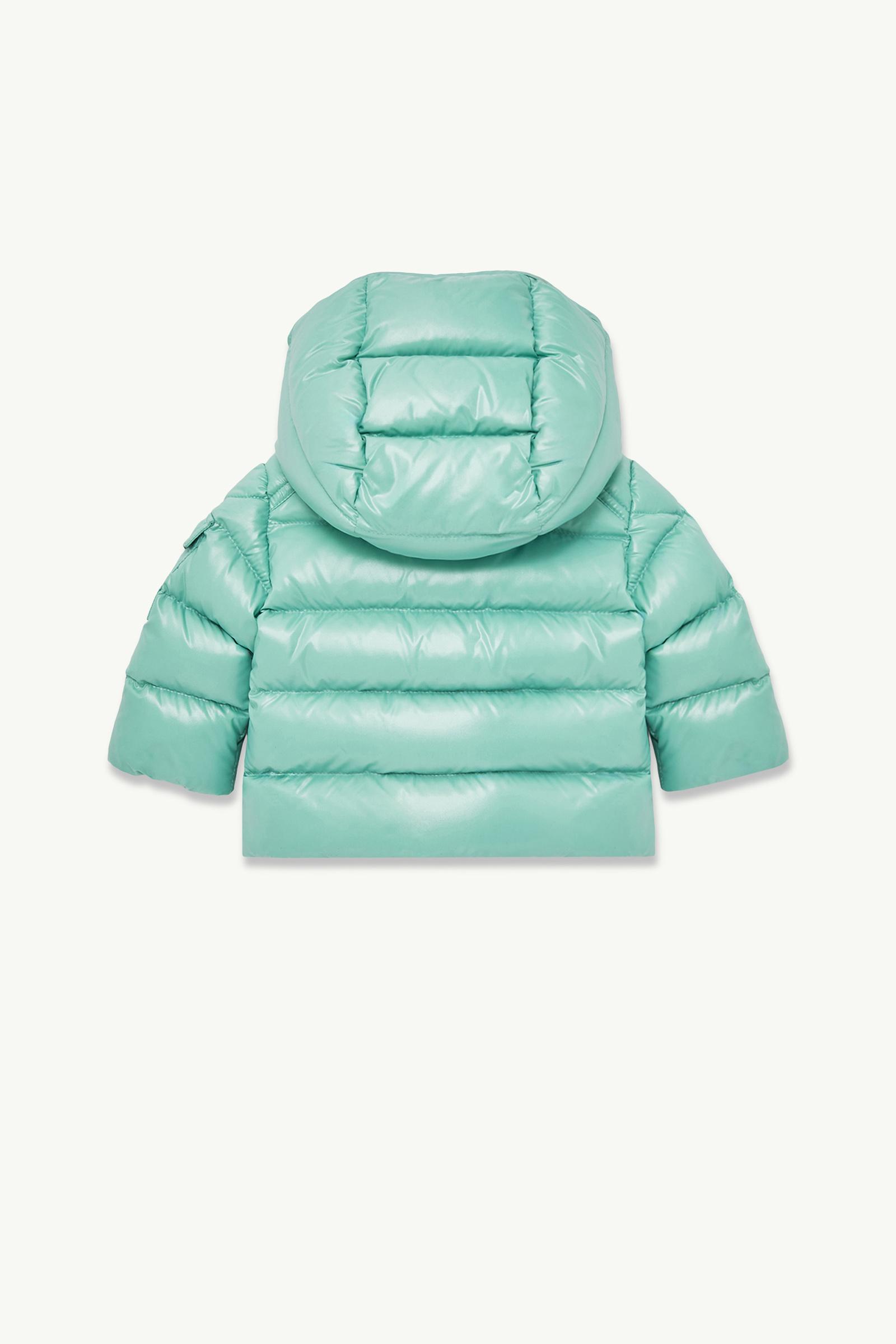 Aqua Green Moncler Maya Baby Hooded Down Jacket - Outerwear for