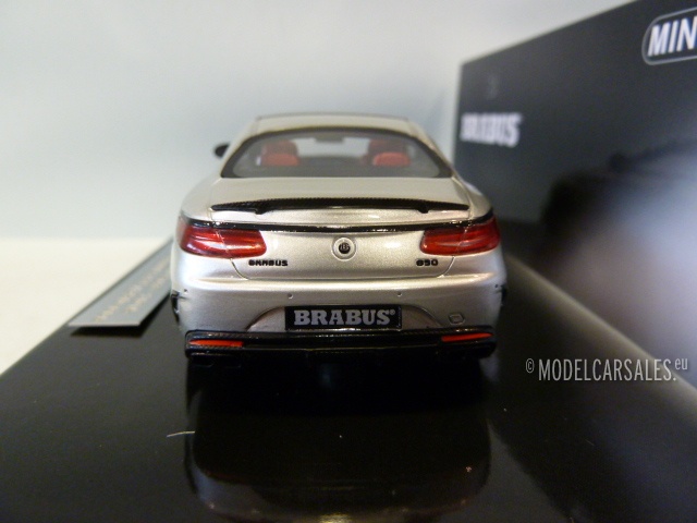 Brabus Mercedes Benz 850 S63 AMG S-Class Coupe Grey Metallic 1:43