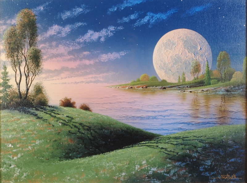 インテリアの絵画をジークレーの版画で制作したケン・ショットウェルの